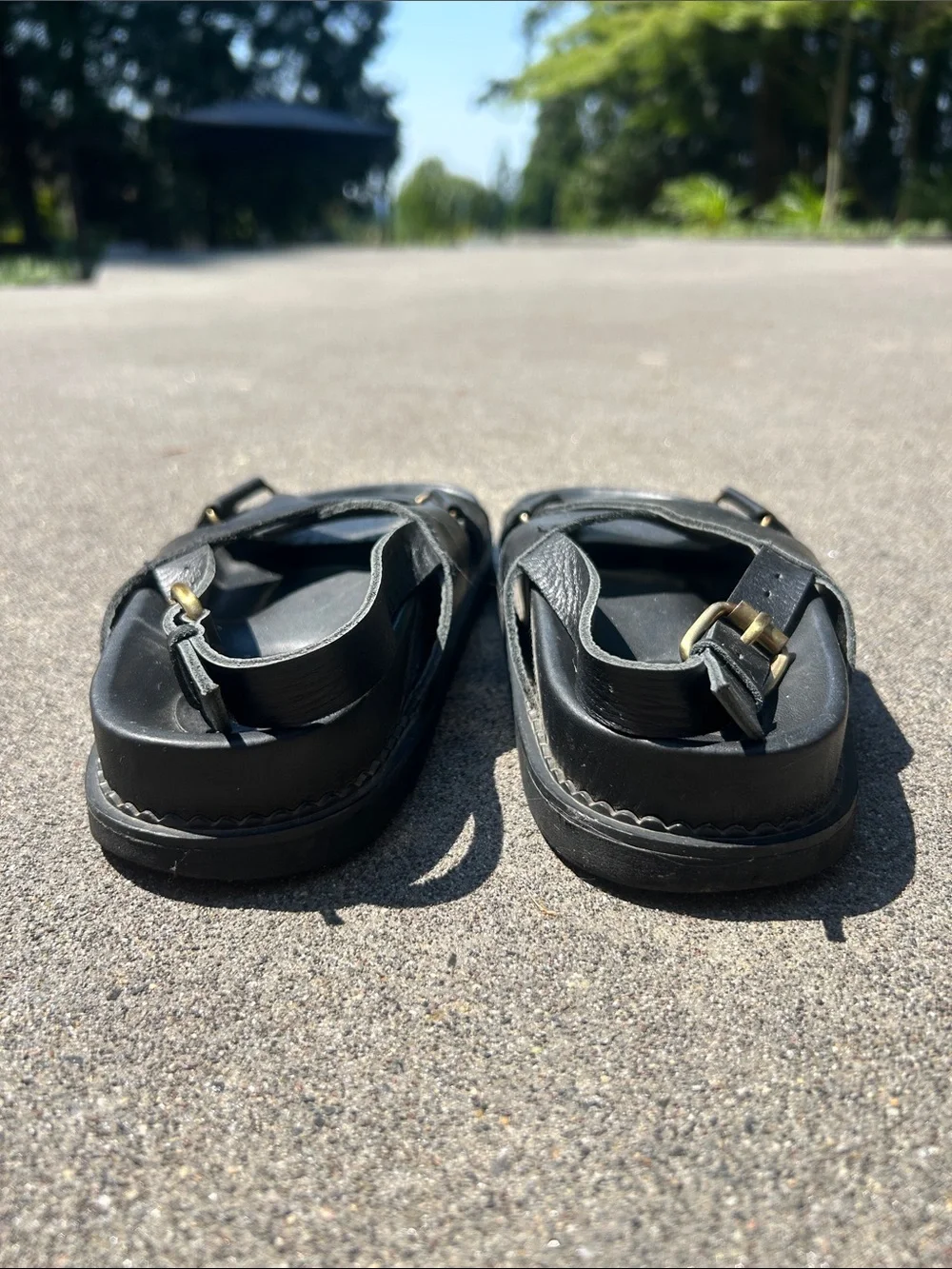 The Bali Tailor crisscross leather